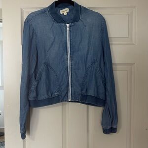 Cloth & Stone Tencel bomber jacket